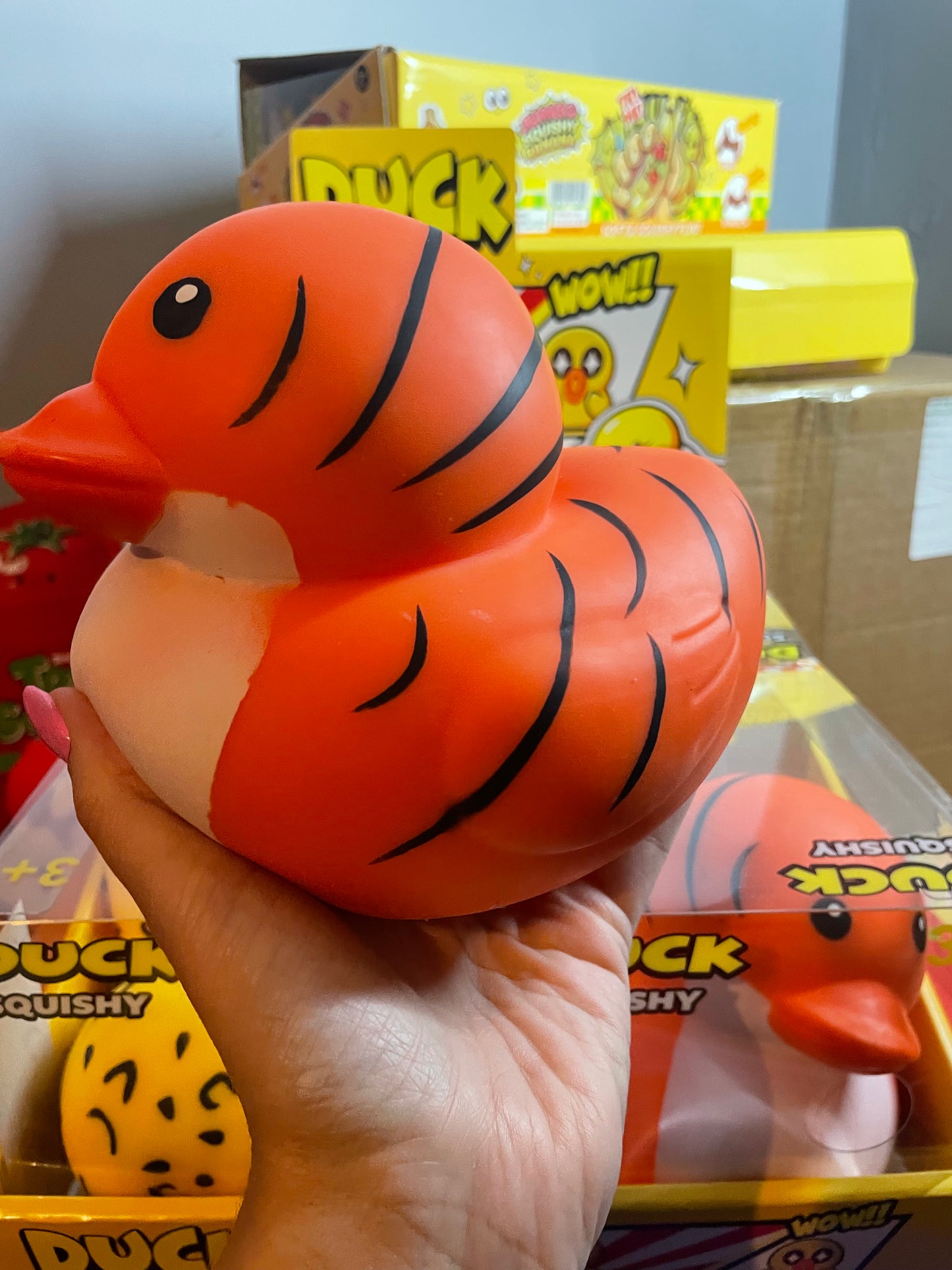 Jumbo foam filled duck