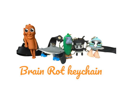 Brain rot keychains
