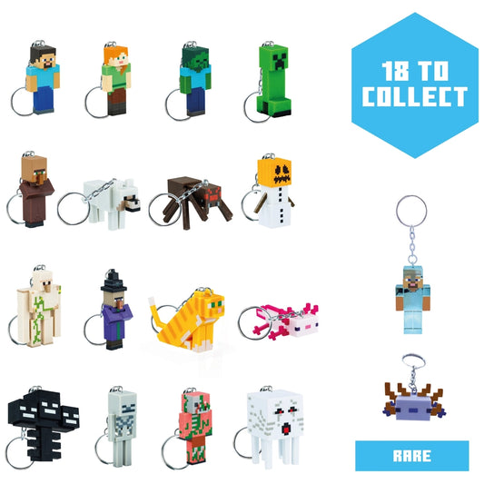 Minecraft mystery figural keychain