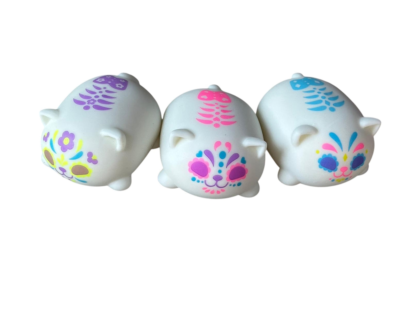 Needoh sugar skull cats