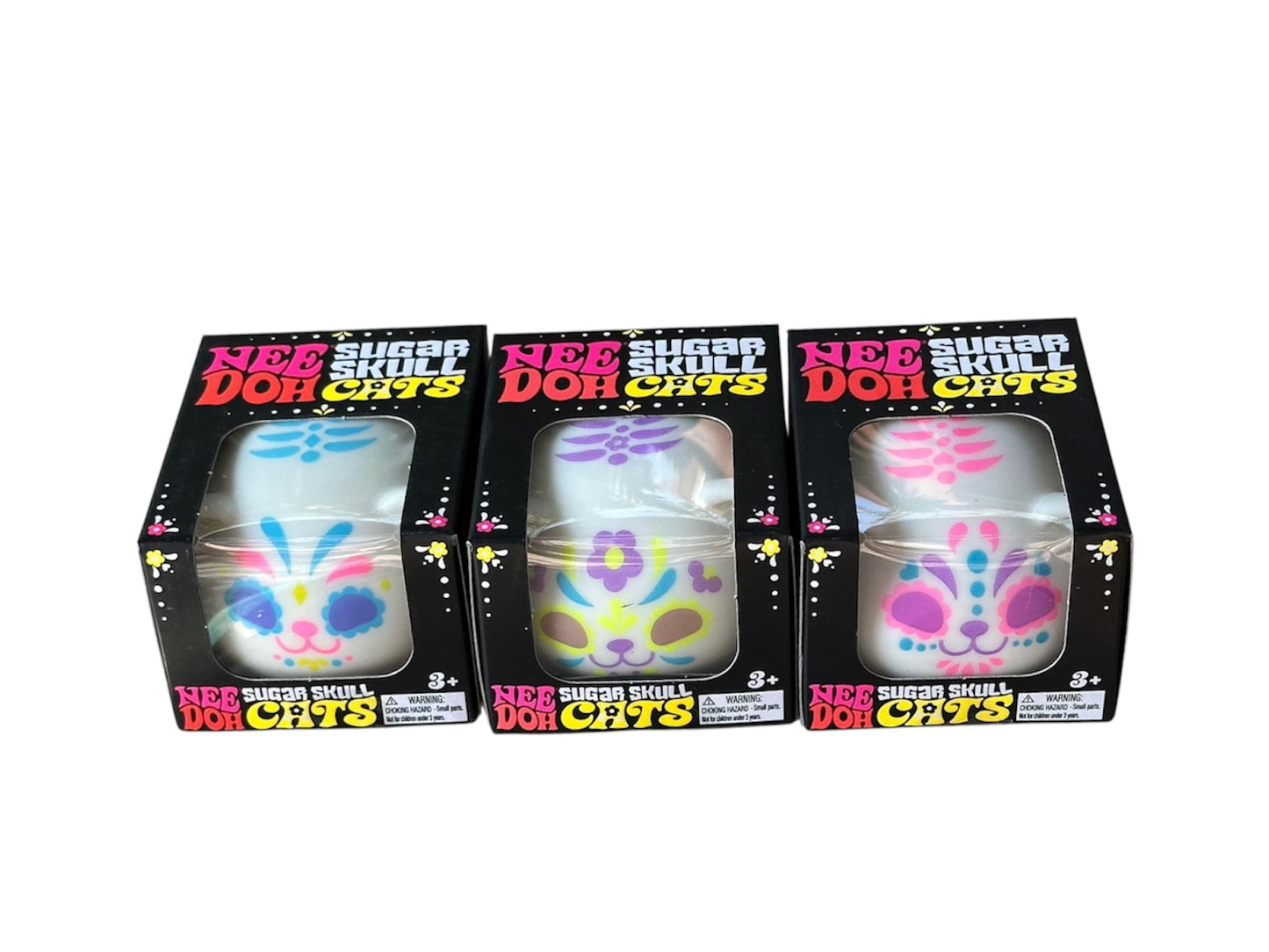 Needoh sugar skull cats