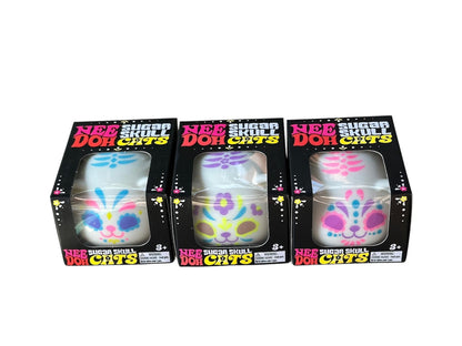 Needoh sugar skull cats