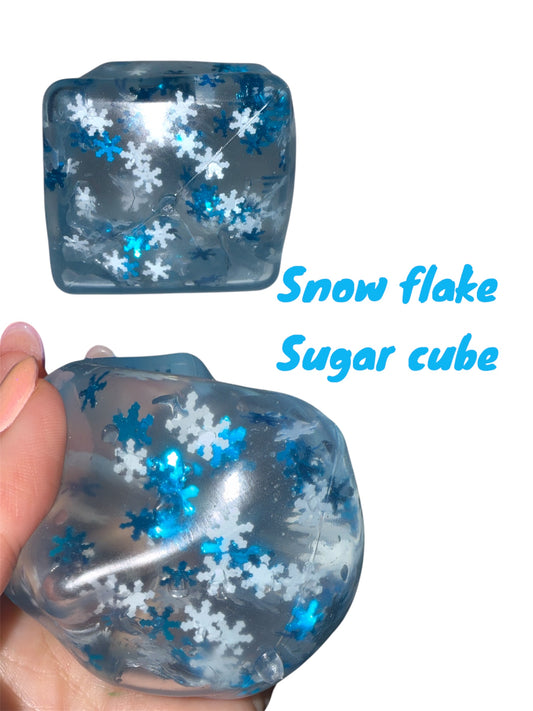Snow Flake Sugar Cube sensory toy