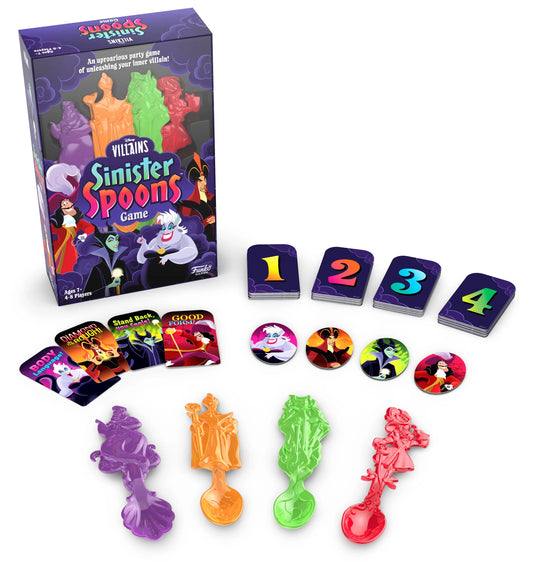 Funko Games Disney Villains sinister spoons games