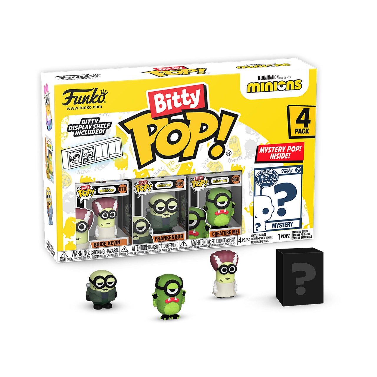 Bitty pop! Minions 4 pack