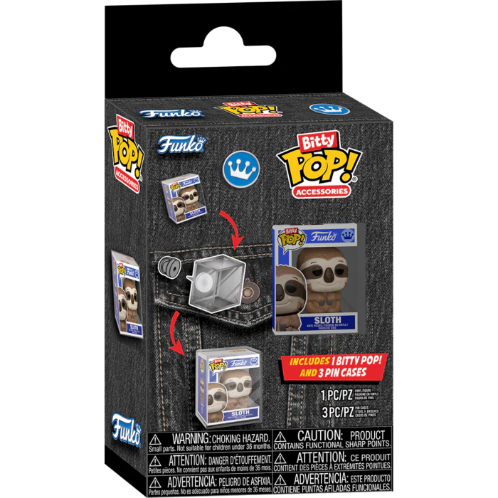 Bitty pop! Accessories wearables 4 pack Sloth