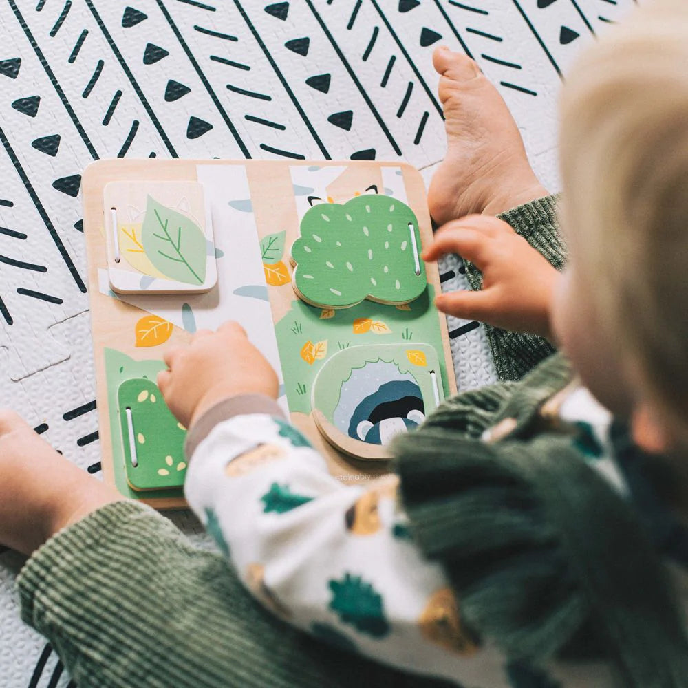 Hide and Seek wooden puzzle