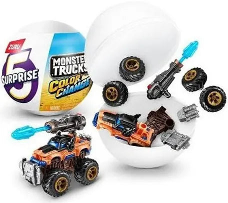 Zuru 5 surprise colour changing monster trucks