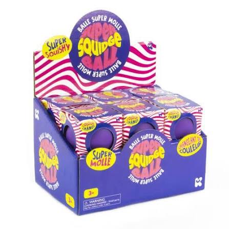 Colour change super squish ball
