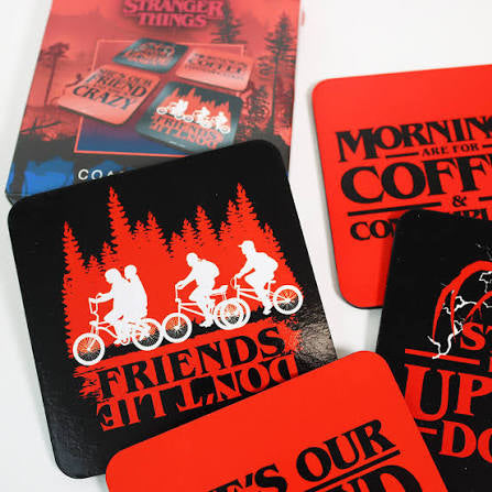 Stranger things coasters