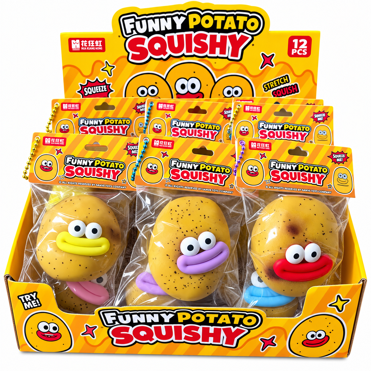 Funny Crunchy Potato Squishy