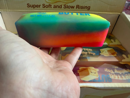Crunchy rainbow butter