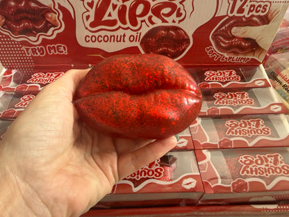 Vaseline filled lips