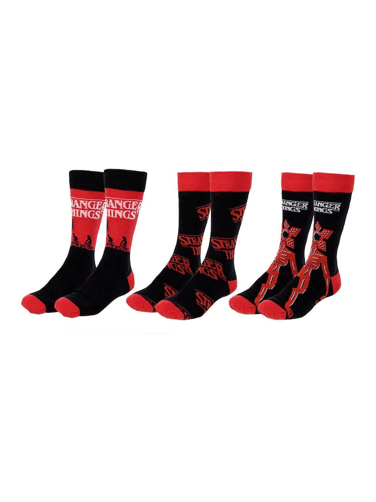 Stranger things 3pcs sock set