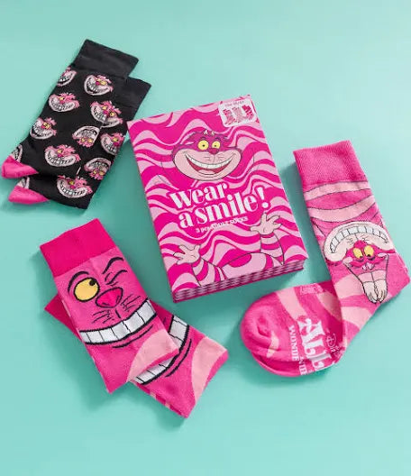 Disney Alice and wonderland sock gift set 3pcs