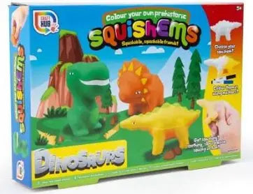Colour your own prehistoric squishems