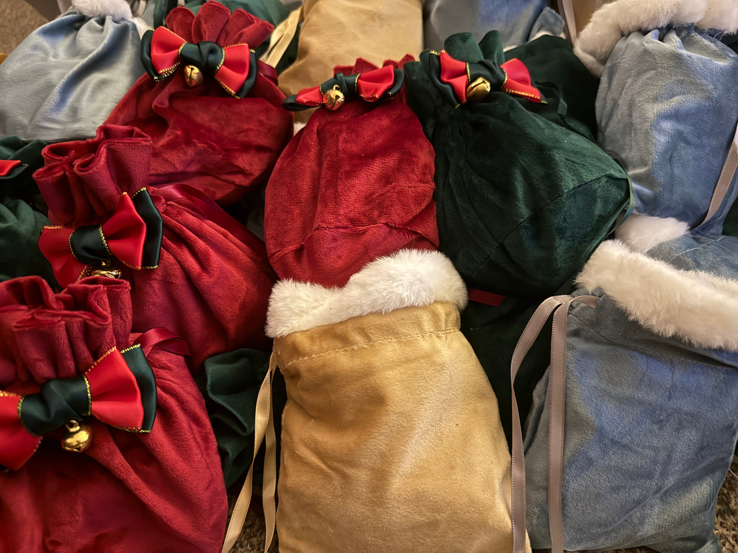 Christmas filled pouch