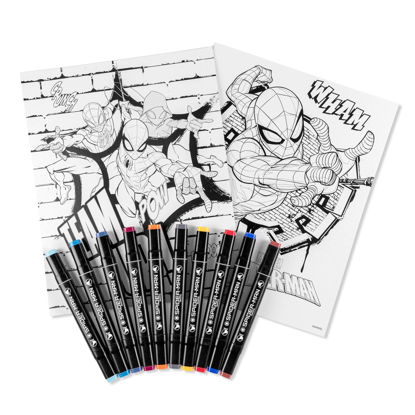 Spider-Man colouring set