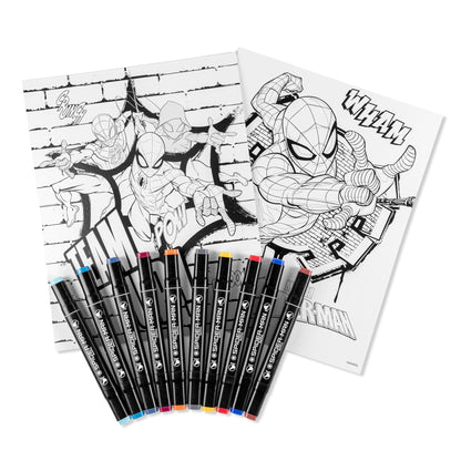 Spider-Man colouring set