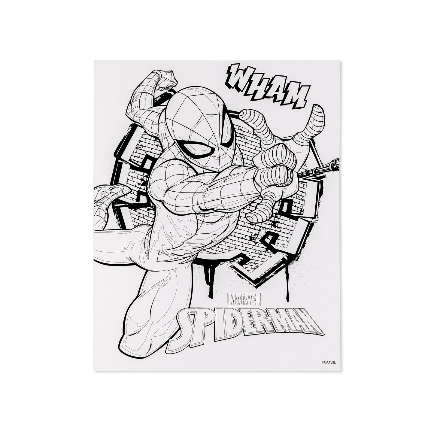 Spider-Man colouring set