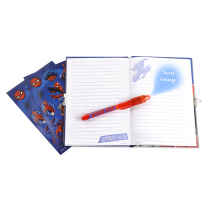 Spider-man secret diary and magic ink pen set