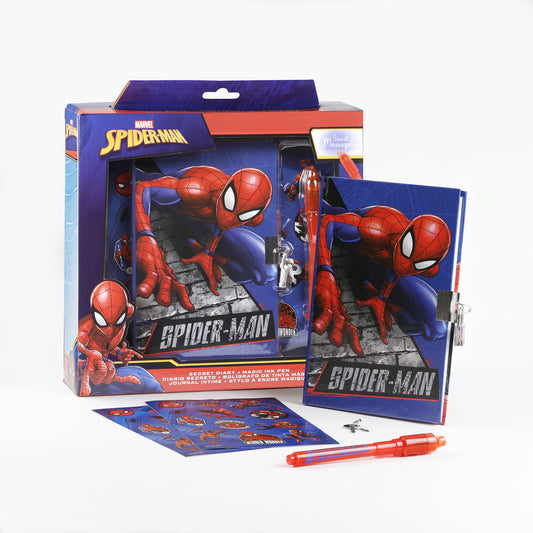 Spider-man secret diary and magic ink pen set