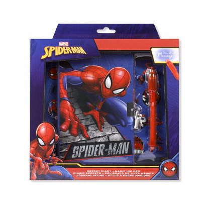 Spider-man secret diary and magic ink pen set