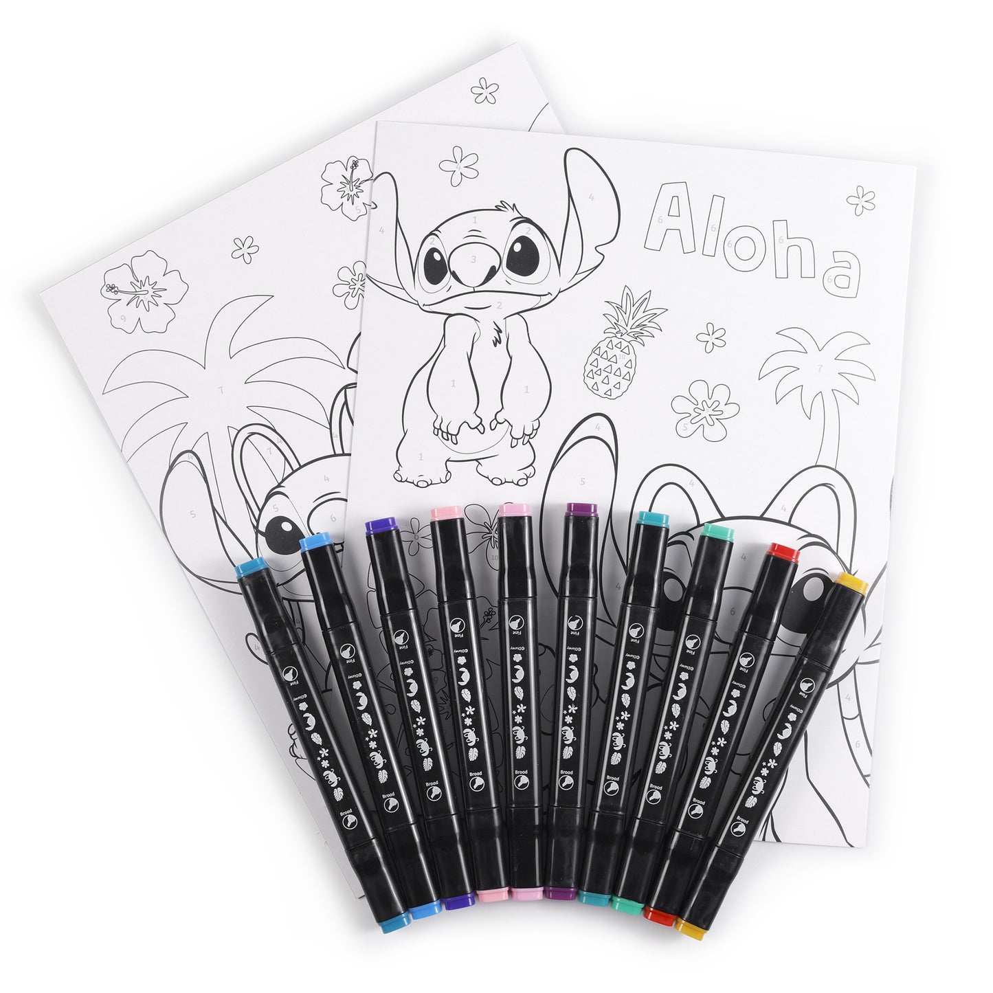 Stitch paint with numbers