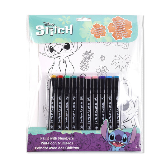 Stitch paint with numbers