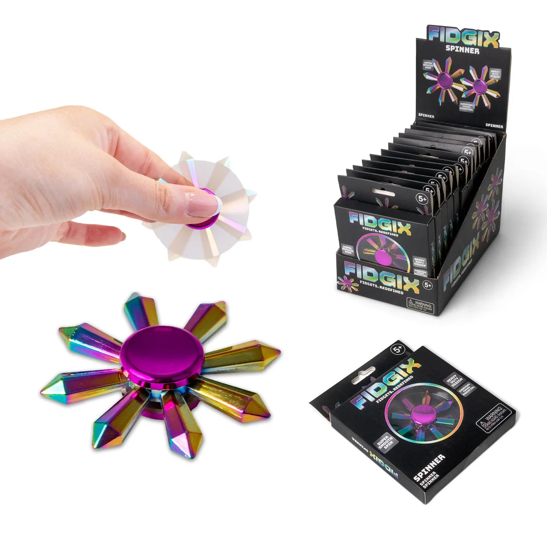 Fidgix Metal spinners  multi listing