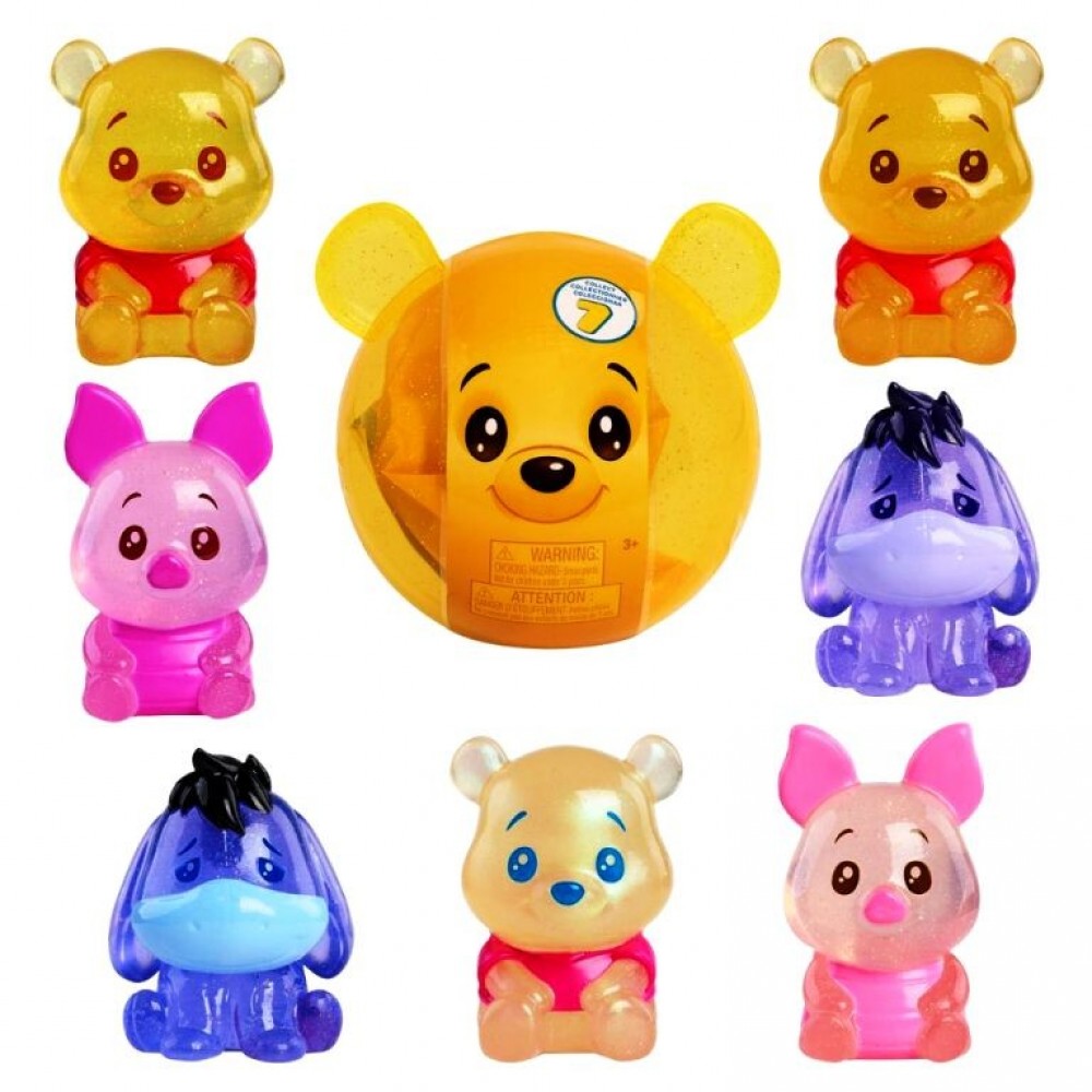 Winnie the Pooh Beary Cute Squishy Figure Capsules