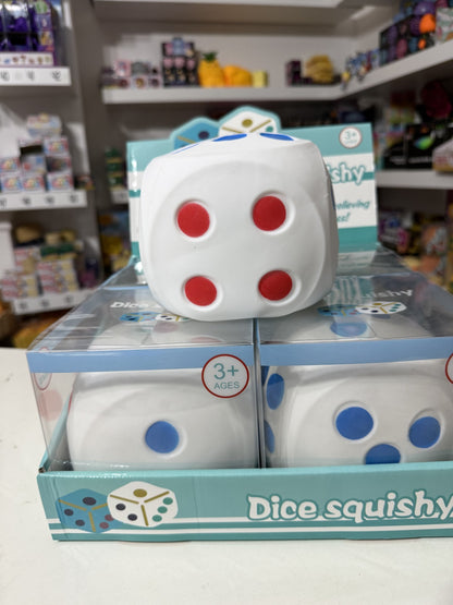 Jumbo foam filled dice squishy
