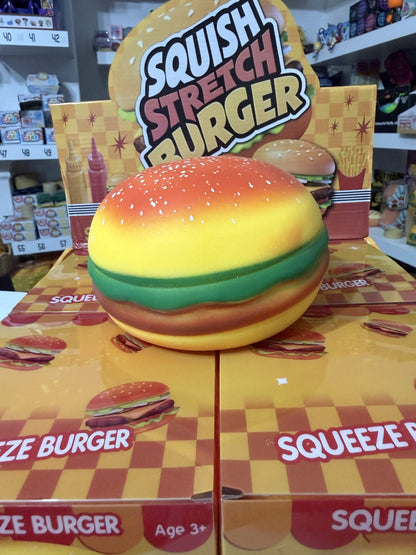 Jumbo burger dough filled squishy