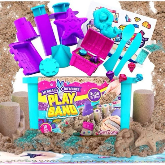Mermaid Treasures Play Sand Set - 3lbs of Sand