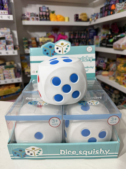 Jumbo foam filled dice squishy
