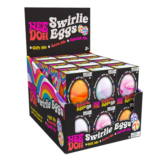 Needoh Swirlie eggs - Easter Fidgets