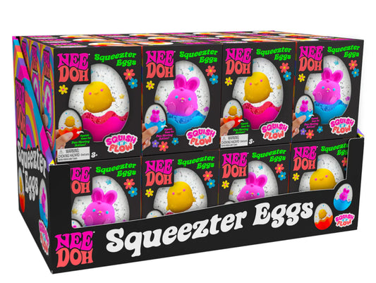 Needoh Squeezter egg squish and flow fidget