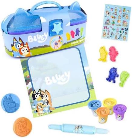 Bluey dough activity carry case