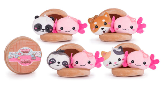 14CM KAWAII KUTIES DUMPLING WITH 2 BAGCLIPS