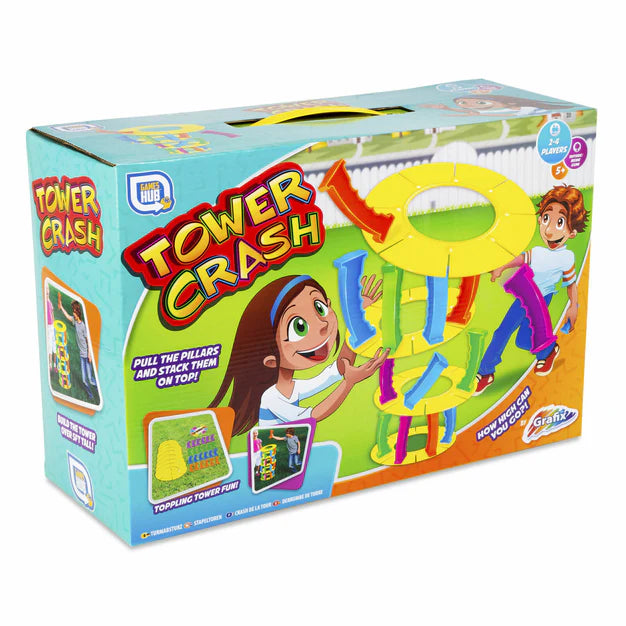 Giant Tower crash stacking Garden Game